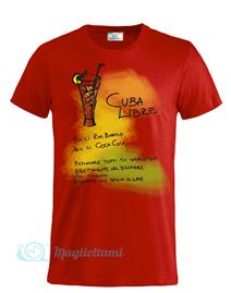 Magliettami T-shirt cubalibre rosso