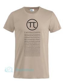 Magliettami T-shirt pi greco kaki