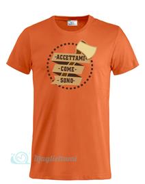 Magliettami T-shirt Accettami Arancione