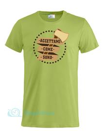 Magliettami T-shirt Accettami Verde