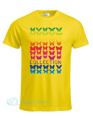 Magliettami T-shirt butterfly giallo