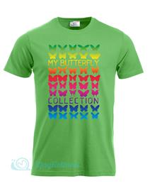 Magliettami T-shirt butterfly verde prato
