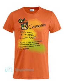 Magliettami T-shirt caipirinha arancio