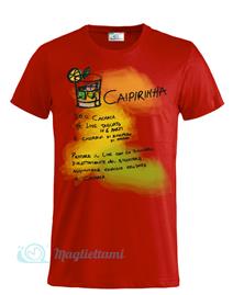 Magliettami T-shirt caipirinha rosso