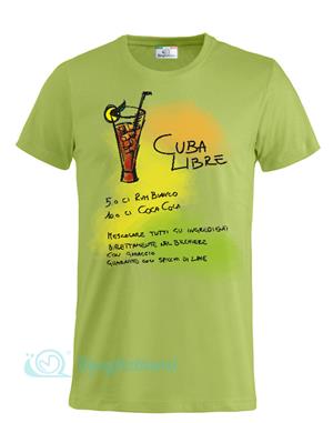 Magliettami T-shirt cubalibre verde