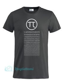 Magliettami T-shirt pi greco nero
