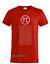 Magliettami T-shirt pi greco rosso