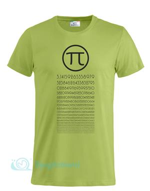 Magliettami T-shirt pi greco verde