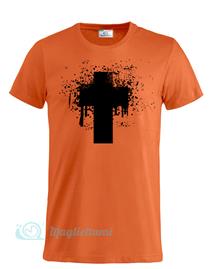 Magliettami T-shirt religion arancione