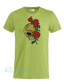 Magliettami T-shirt skull verde