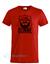 Magliettami T-shirt uomo barba rosso