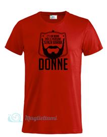 Magliettami T-shirt uomo barba rosso