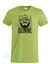 Magliettami T-shirt uomo barba verde